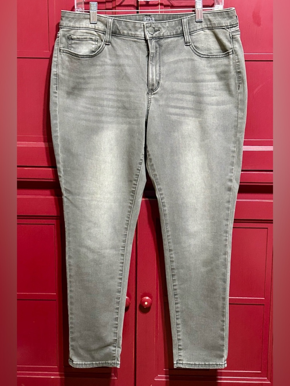 a.n.a Petite Jeans in Charcoal Gray
